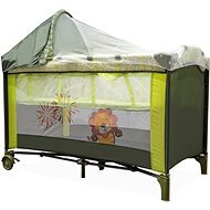 Aga4Kids Cestovní postýlka s moskytiérou zelená - Travel Bed