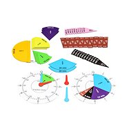 Fractional clock - magnetic - Educational Set