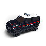 Re.el Toys RC auto Land Rover Defender Carabinieri, 1:24, RTR - Remote Control Car