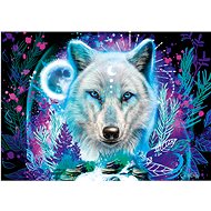 Schmidt Puzzle Neon Polar Wolf 1000 pieces - Jigsaw Puzzle