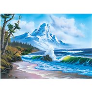 Schmidt Puzzle Bob Ross Mountain by the Sea 1000 pieces - Jigsaw Puzzle