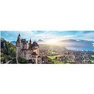 Trefl Panoramic Puzzle Menthon Castle, France 1000 pieces - Jigsaw Puzzle