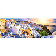 Trefl Panoramic puzzle Sunset on Santorini, Greece 1000 pieces - Jigsaw Puzzle