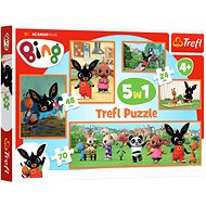 Trefl Puzzle Bing 5 in 1 (24-70 pieces) - Jigsaw Puzzle