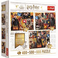 Trefl Harry Potter Puzzle Ron, Hermione and Harry 400 + 500 + 600 pieces - Jigsaw Puzzle