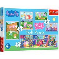 Trefl Pepin Pig Puzzle 5 in 1 (24-70 pieces) - Jigsaw Puzzle