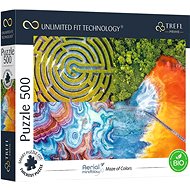 Trefl Puzzle UFT Aerial Mindblow: Color Maze 500 pieces - Jigsaw Puzzle