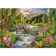 Schmidt Puzzle Wildlife: Forest Boundary 1000 pieces - Jigsaw Puzzle