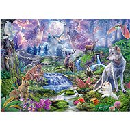 Schmidt Puzzle Wildlife: Animals in the Moonlight 1000 pieces - Jigsaw Puzzle