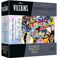 Trefl Wood Craft Origin Puzzle Disney: Encounter of the Villains 1000 pieces - Wooden Puzzle