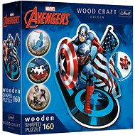 Trefl Wood Craft Origin Puzzle Intrepid Captain America 160 pieces - Wooden Puzzle