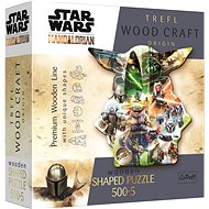 Trefl Wood Craft Origin Puzzle The Mandalorian: The Mysterious Grog 505 pieces - Wooden Puzzle