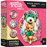 Trefl Wood Craft Origin Puzzle Happy Treflings 50 pieces - Wooden Puzzle