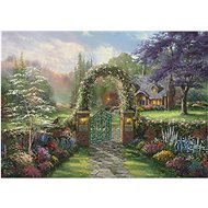 Schmidt Puzzle Cottage with hummingbirds 1000 pieces - Jigsaw Puzzle