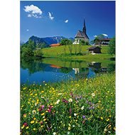 Schmidt Puzzle Inzell, Einsiedlhof a kostel sv. Mikuláše 1000 dílků - Puzzle