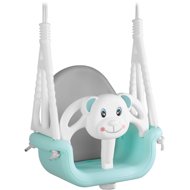 Ricokids Rocking bucket with teddy bear 3in1 turquoise - Swing