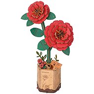 RoboTime Red Camellia - 3D Puzzle