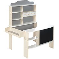 Roba children’s market stall, grey - Kids' Play Store