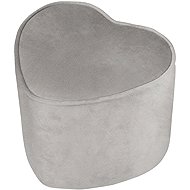 ROBA Lil Sofa Children's Heart-shaped Stool, Grey - Ottoman