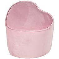 ROBA Lil Sofa Children's Stool, Heart-Shaped, Pink - Ottoman