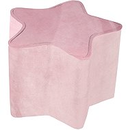 ROBA Star-Shaped Children's Stool, Pink - Ottoman