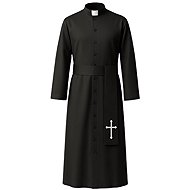 Ruhhy 26174 Carnival priest costume, black, XL/XXL - Costume