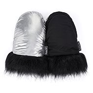 HappyBee Gloves Trinity SHINE silver - Pushchair Gloves
