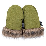 HappyBee Gloves Trinity LENY Green - Pushchair Gloves