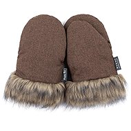 HappyBee Gloves Trinity LENY Brown - Pushchair Gloves