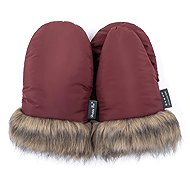 HappyBee Gloves Trinity Burgundy - Pushchair Gloves