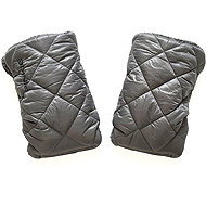 Pinkie Grey Square - Pushchair Gloves