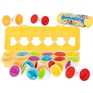 IKONKA Educational sorting puzzle matches the shapes of fruit eggs 12pcs - Jigsaw Puzzle