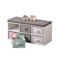 Kesper Children's bench with cushion, white - Children's Furniture