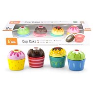 Viga Wooden cupcakes - Toy Kitchen Food