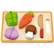 Viga Wooden cutting board - vegetables - Toy Kitchen Food
