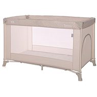 Travel cot Lorelli TORINO 1 layer Fog striped elements - Travel Bed