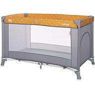 Travel cot Lorelli TORINO 1 layer Lemon curry floral - Travel Bed