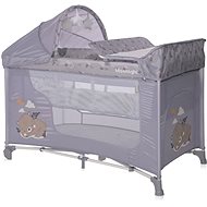 Travel cot and playpen 2in1 Lorelli Moonlight plus grey dream - Travel Bed