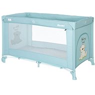 Lorelli Travel cot NOEMI 1 layer Blue surf teddy - Travel Bed