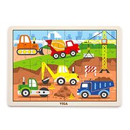 Viga Wooden puzzle 24 pieces - construction - Wooden Puzzle