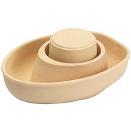 Plan Toys Rubber boat - orange - Ship