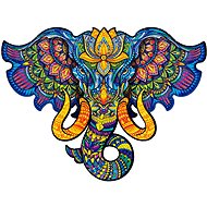 Woodlika - Wooden puzzle Czech production: the Sacred Elephant - Wooden Puzzle