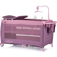 CHIPOLINO Travel cot Bella 2in1 Blush - Cot