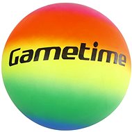 Gametime ball 45 cm jumping rainbow in net - Children's Ball