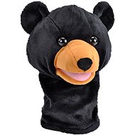 Wild Republic Plush Puppy with sound Bear black - Hand Puppet