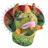 Wild Republic Plush Puppy with sound Triceratops - Hand Puppet