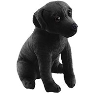 Wild Republic Plush dog with sound Labrador black 14cm - Soft Toy