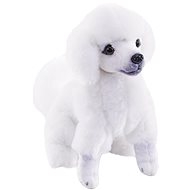 Wild Republic Plush dog with sound Poodle white 14cm - Soft Toy