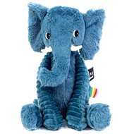 Les Déglingos Plush elephant, blue - Soft Toy