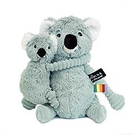 Les Déglingos Plush koala, mother and baby, mint - Soft Toy